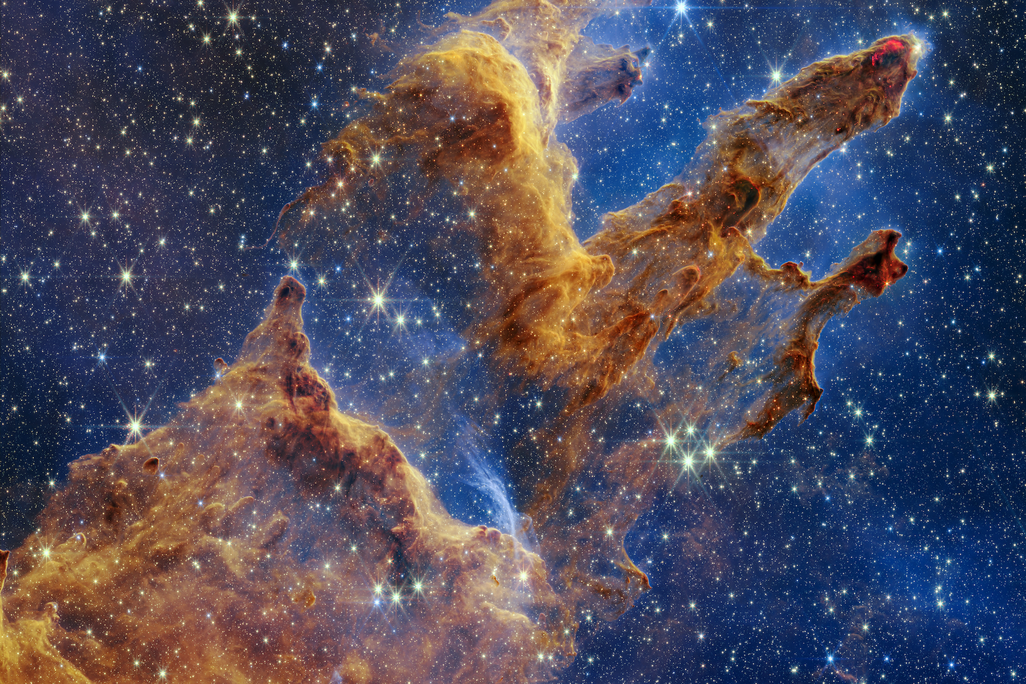 Pillars of Creation, Eagle Nebula (JWST)